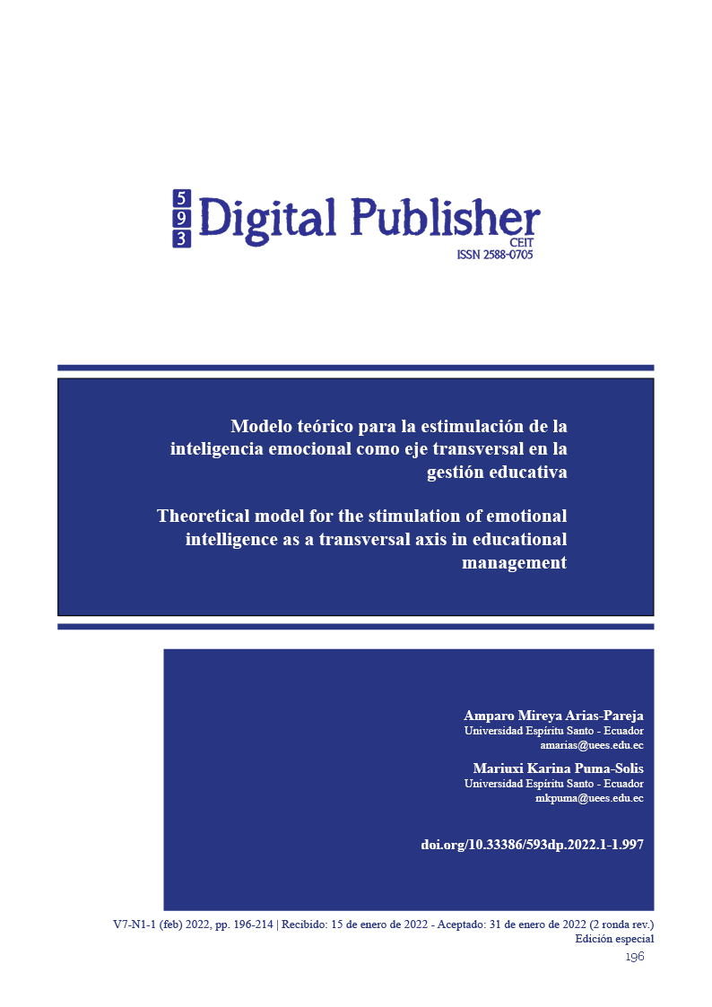 Modelo teórico para la estimulación de la inteligencia emocional como eje  transversal en la gestión educativa. | 593 Digital Publisher CEIT